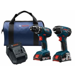 Bosch Power Tools Drill Set - CLPK232A-181 18-Volt Cordless Drill Driver/Impact Combo Kit with 2 for $350 Bosch Power Tools Drill Set - CLPK232A-181 18-Volt Cordless Drill Driver/Impact Combo Kit with 2 for $350