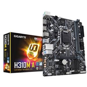 GIGABYTE H310M A (LGA1151/ Intel/ H310/ Micro ATX/ DDR4/ HDMI 1.4/ M.2/ Motherboard) for $99 GIGABYTE H310M A (LGA1151/ Intel/ H310/ Micro ATX/ DDR4/ HDMI 1.4/ M.2/ Motherboard) for $99