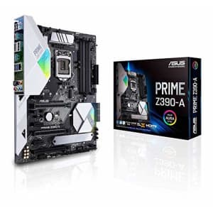 ASUS Prime Z390-A Motherboard LGA1151 (Intel 8th And 9th Gen) ATX DDR4 DP HDMI M.2 USB 3.1 Gen2 for $314 ASUS Prime Z390-A Motherboard LGA1151 (Intel 8th And 9th Gen) ATX DDR4 DP HDMI M.2 USB 3.1 Gen2 for $314