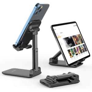 Licheers Foldable Adjustable Cell Phone Stand for $6 Licheers Foldable Adjustable Cell Phone Stand for $6