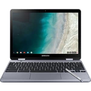Samsung - Plus 2-in-1 12.2" Touch-Screen Chromebook - Intel Celeron - 4GB Memory - 32GB eMMC Flash for $218