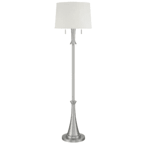 360 Lighting Karl Modern Brushed Nickel Floor Lamp for $90 360 Lighting Karl Modern Brushed Nickel Floor Lamp for $90