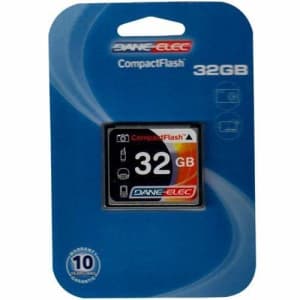 Dane Elec Canon EOS 300D Digital Camera Memory Card 32GB CompactFlash Memory Card for $27