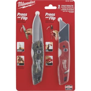 Milwaukee Fastback 2-Piece Knife Set for $15 Milwaukee Fastback 2-Piece Knife Set for $15