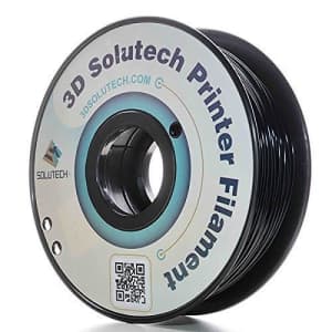 3D Solutech Real Black 3D Printer PLA Filament 1.75MM Filament, Dimensional Accuracy +/- 0.03 mm, for $20