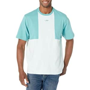 LRG mens Lrg Men's Block Party Collection Short Sleeve Knit Shirt, Hype Blue, Large US for $18
