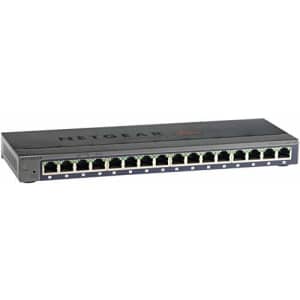 NETGEAR 16-Port Gigabit Ethernet Smart Managed Plus Switch (GS116E) - Desktop, and ProSAFE Limited for $230