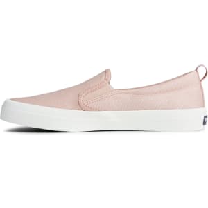 Sperry Women's Crest Twin Gore Textile Sparkle Slip On Sneakers for $25 Sperry Women's Crest Twin Gore Textile Sparkle Slip On Sneakers for $25