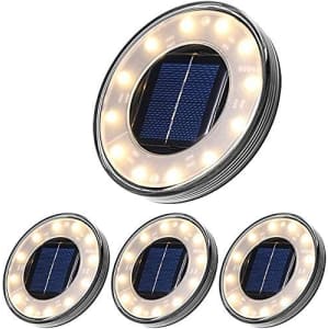 Tomshine Solar Ground Light 4-Pack for $36 Tomshine Solar Ground Light 4-Pack for $36
