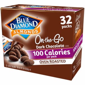Blue Diamond Dark Chocolate Oven Roasted Almonds 32-Pack for $14 via Sub & Save