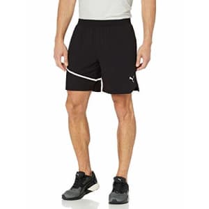 PUMA Men's 7" Woven Running Shorts, Black, XL for $40 PUMA Men's 7" Woven Running Shorts, Black, XL for $40