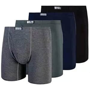 Fousupdt Men's Boxer Briefs 4-Pack from $10