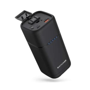 RavPower PD Pioneer 20,000mAh 80W AC Portable Laptop Charger for $47