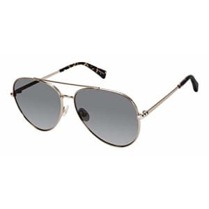 Rebecca Minkoff Women's Stevie 4/S Aviator Sunglasses, Light Gold, 63mm, 15mm for $30