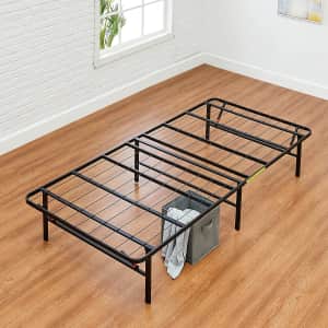 Amazon Basics Foldable 14" Twin Metal Platform Bed Frame for $79