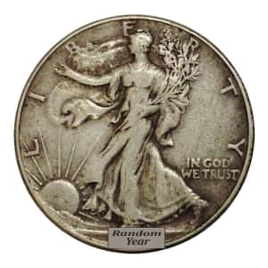 $10 Face Value 90% Silver Walking Liberty Half Dollars 20-Pack for $227 $10 Face Value 90% Silver Walking Liberty Half Dollars 20-Pack for $227