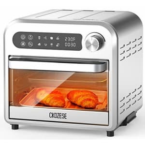 KBS 8-In-1 Small Stainless Steel Digital Toaster Oven Air Fryer, Dehydrator/Bake/Broil/Roast Function, for $120 KBS 8-In-1 Small Stainless Steel Digital Toaster Oven Air Fryer, Dehydrator/Bake/Broil/Roast Function, for $120