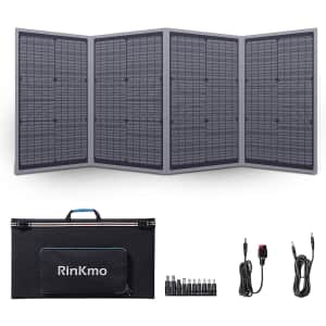 Rinkmo 100W Portable Solar Panels for $120 Rinkmo 100W Portable Solar Panels for $120
