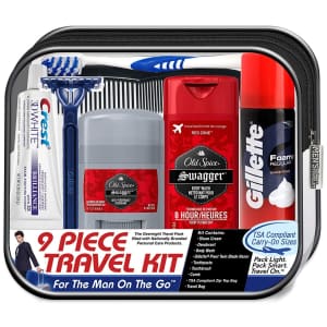 Convenience Kits Men's 9-Piece Grooming Set for $6 Convenience Kits Men's 9-Piece Grooming Set for $6