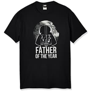 STAR WARS Men's Darth Vader Father of The Year T-Shirt - Black - 3X Large for $13