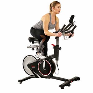 Sunny Health & Fitness Magnetic Rear Belt Drive Indoor Cycling Bike for $464