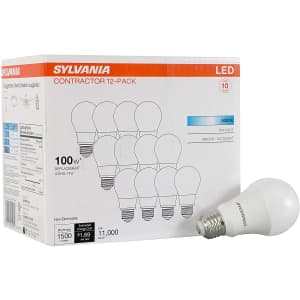 Sylvania 14W A19 LED Light Bulb 12-Pack for $33 Sylvania 14W A19 LED Light Bulb 12-Pack for $33