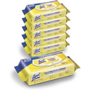 Lysol 480-Count Disinfectant Handi-Pack Wipes 6-Pack for $20 Lysol 480-Count Disinfectant Handi-Pack Wipes 6-Pack for $20