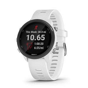 Garmin Forerunner 245 Music, GPS Running Smartwatch with Music and Advanced Dynamics, White for $275 Garmin Forerunner 245 Music, GPS Running Smartwatch with Music and Advanced Dynamics, White for $275