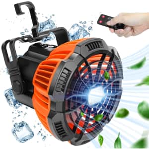 Craftersmark Camping Fan with LED Light for $30 Craftersmark Camping Fan with LED Light for $30