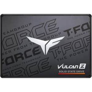 TEAMGROUP T-Force Vulcan Z 1TB SLC Cache 3D NAND TLC 2.5" SATA III Internal SSD for $59