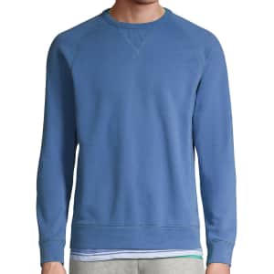 Lands' End Men's Serious Sweats French Terry Sweatshirt for $12