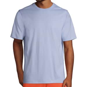 Lands' End Men's Traditional-Fit Super-T T-Shirt for $9