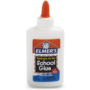 Elmer's Washable Liquid School Glue 4-oz. Bottle for 50 cents Elmer's Washable Liquid School Glue 4-oz. Bottle for 50 cents