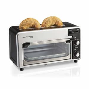 Hamilton Beach Toastation 2-Slice Toaster and Oven Combo, Extra Wide Slots, Shade Selector, Baking for $155 Hamilton Beach Toastation 2-Slice Toaster and Oven Combo, Extra Wide Slots, Shade Selector, Baking for $155