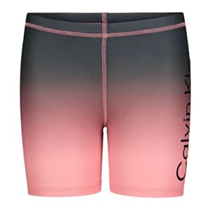 Calvin Klein Girls' Performance Bike Shorts, Pink Ombre, 8-10 for $9