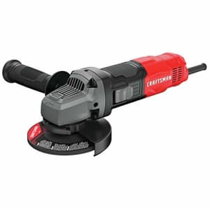 CRAFTSMAN Small Angle Grinder Tool 4-1/2-Inch, 6-Amp (CMEG100) for $44
