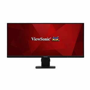 ViewSonic VA3456-MHDJ 34 Inch 21:9 UltraWide WQHD 1440p Monitor Frameless IPS with Ergonomics for $340