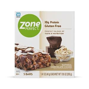 Zone Perfect ZonePerfect Protein Bars, Oatmeal Chocolate Chunk, 1.76oz 5 Count, 8.8oz for $18