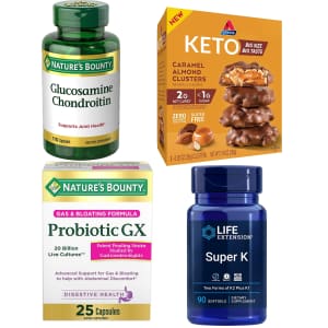 Vitamins, Supplements, and Protein at Amazon: Up to 62% off + Extra 5% off