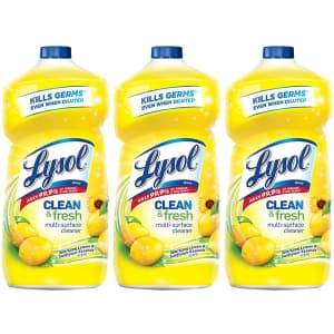 Lysol 40-oz. Clean and Fresh Multi-Surface Cleaner 3-Pack for $14