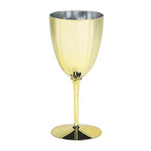 Fun Express Gold Metallic Plastic Wine Glasses - Party Supplies - 12 Pieces for $17 Fun Express Gold Metallic Plastic Wine Glasses - Party Supplies - 12 Pieces for $17