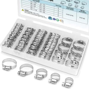 Ticonn 40-Piece Hose Clamp Set for $8 Ticonn 40-Piece Hose Clamp Set for $8