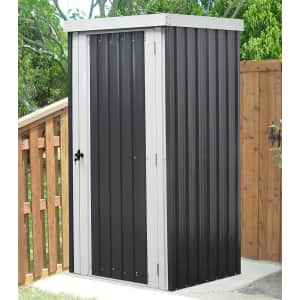 Hanover Galvanized Steel Patio Storage Shed for $296 Hanover Galvanized Steel Patio Storage Shed for $296