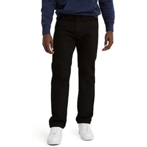 Levi's Men's 505 Regular Fit Jeans for $26