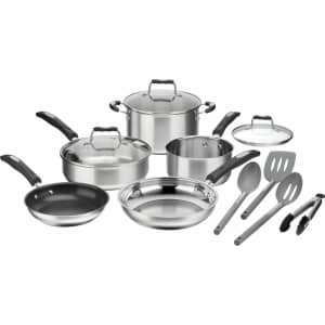 Cuisinart 12-Piece Stainless Steel Cookware Set for $90