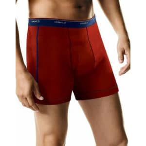 Hanes Men's Sport Boxer Brief w/ Comfort Flex Waistband 5-Pack (Size S) for $9 Hanes Men's Sport Boxer Brief w/ Comfort Flex Waistband 5-Pack (Size S) for $9