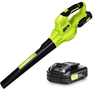 SnapFresh 20V Cordless Leaf Blower with Battery and Charger for $85 SnapFresh 20V Cordless Leaf Blower with Battery and Charger for $85