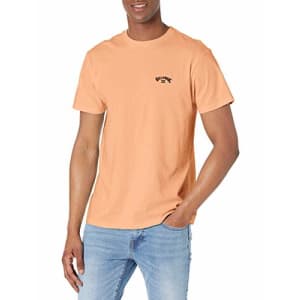 Billabong Men's Classic Short Sleeve Premium Logo Graphic Tee T-Shirt, Arch Light Peach, Large for $20 Billabong Men's Classic Short Sleeve Premium Logo Graphic Tee T-Shirt, Arch Light Peach, Large for $20