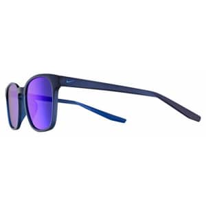 Nike CT8128-416 Session M Sunglasses Matte Midnight Navy Frame Color, Grey with Blue Mirror Lens for $41