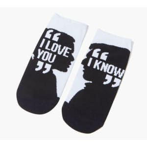 Women's Star Wars "I Love You" Ankle Socks for $1 Women's Star Wars "I Love You" Ankle Socks for $1